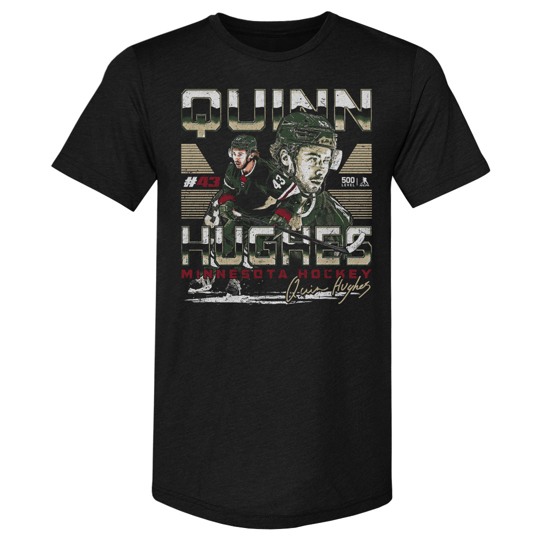 Quinn Hughes Minnesota Dual WHT