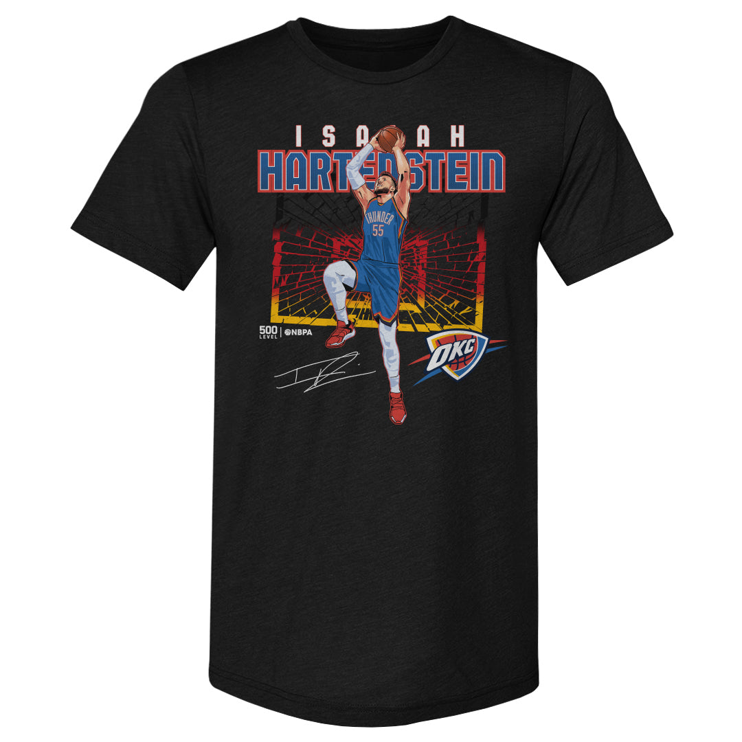 Isaiah Hartenstein Oklahoma City Thunder Shattered Flag WHT