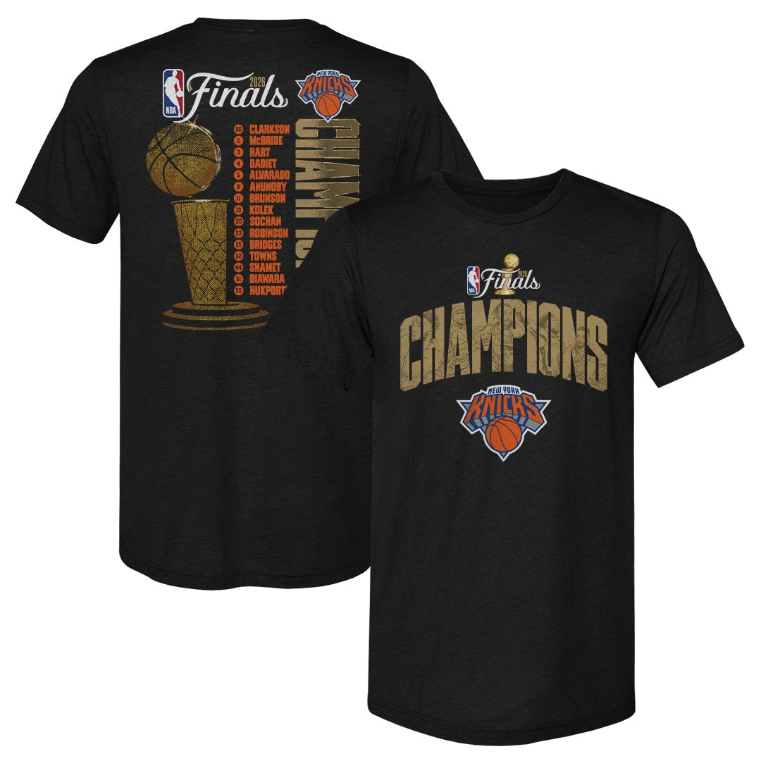 New York Knicks NBA Finals 2026 Champions Roster F&B WHT