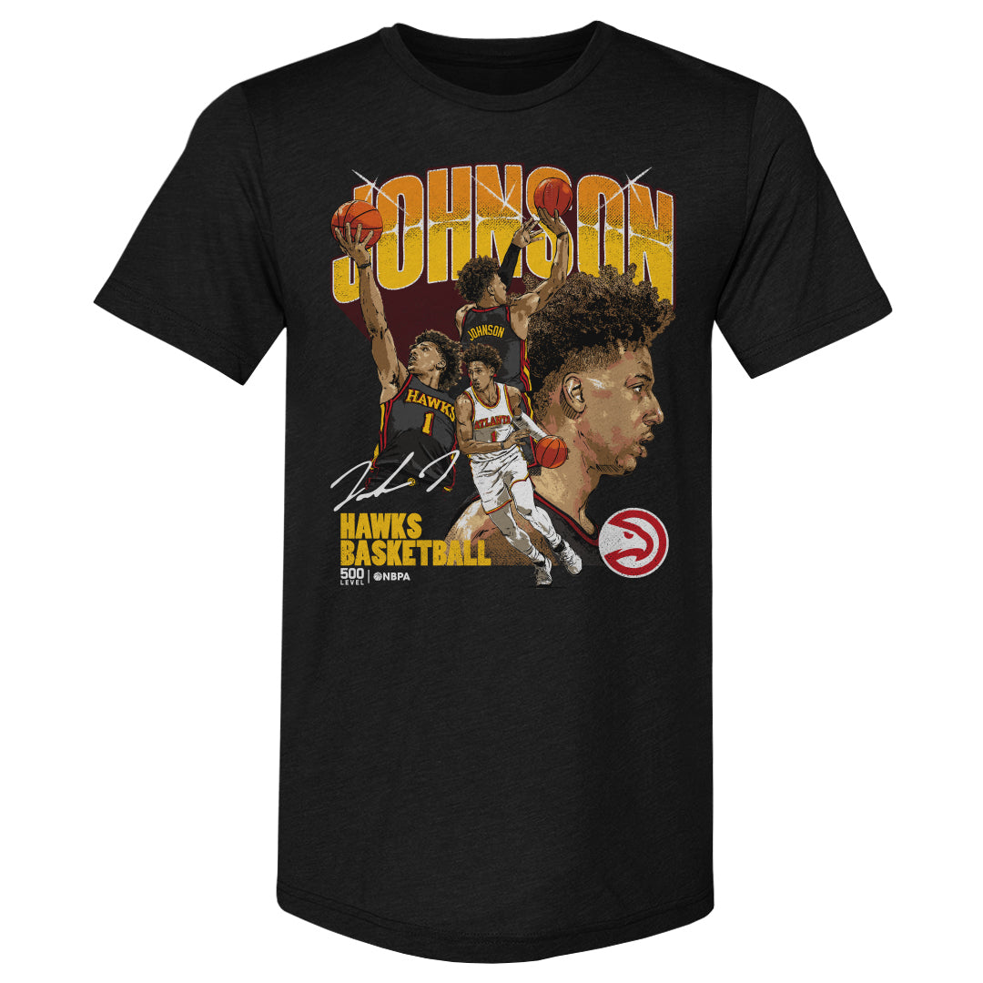 Jalen Johnson Atlanta Hawks Collage WHT