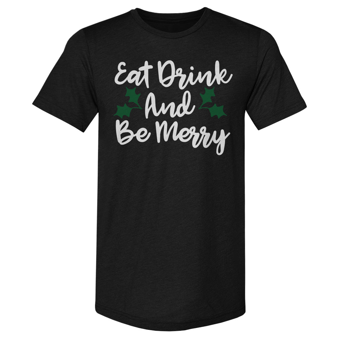 Christmas Eat Drink And Be Merry WHT