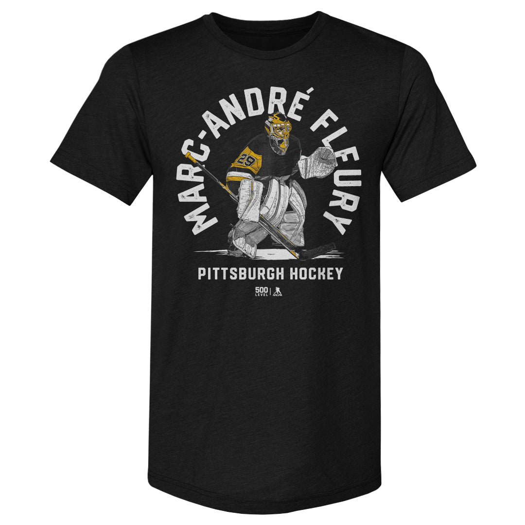 Marc-Andre Fleury Pittsburgh Emblem WHT