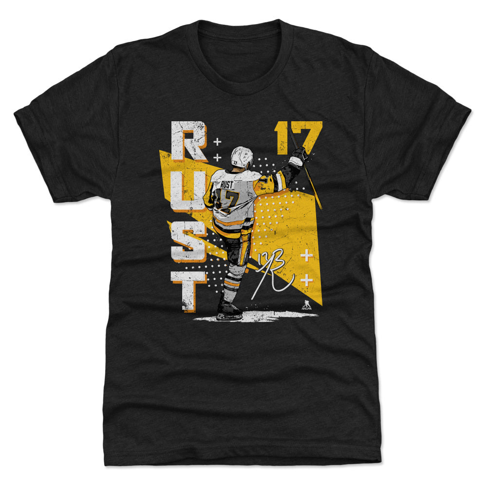 Bryan Rust Pittsburgh Vintage Retro WHT