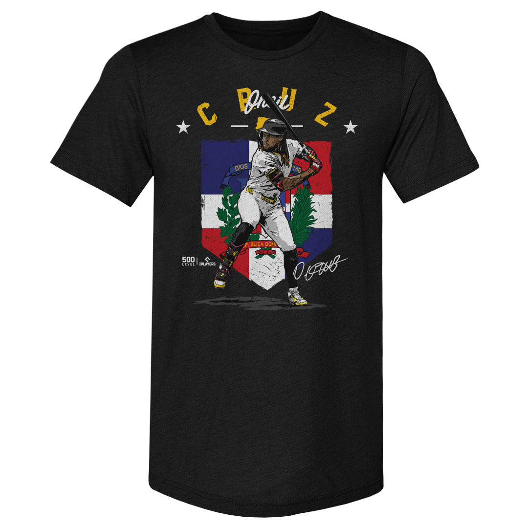 Oneil Cruz Pittsburgh Country Flag WHT