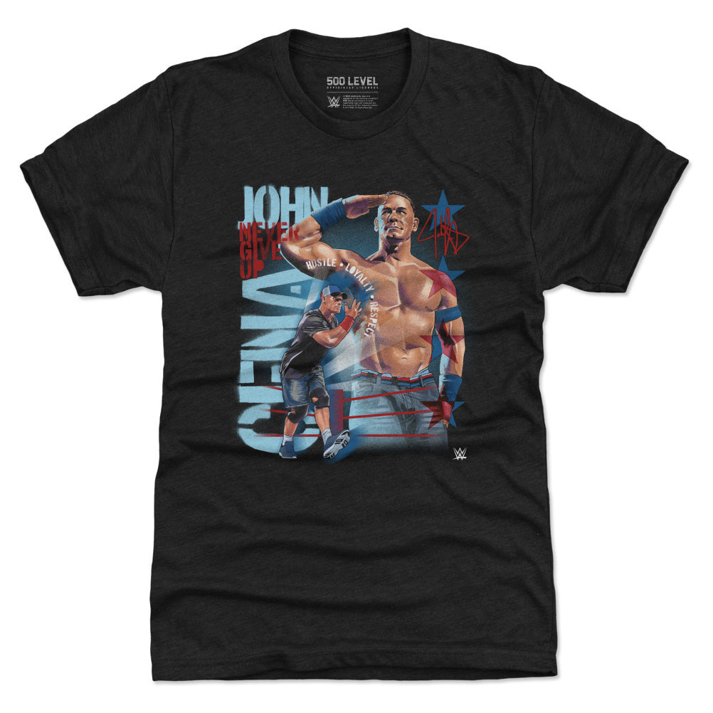 John Cena Never Give Up Salute WHT