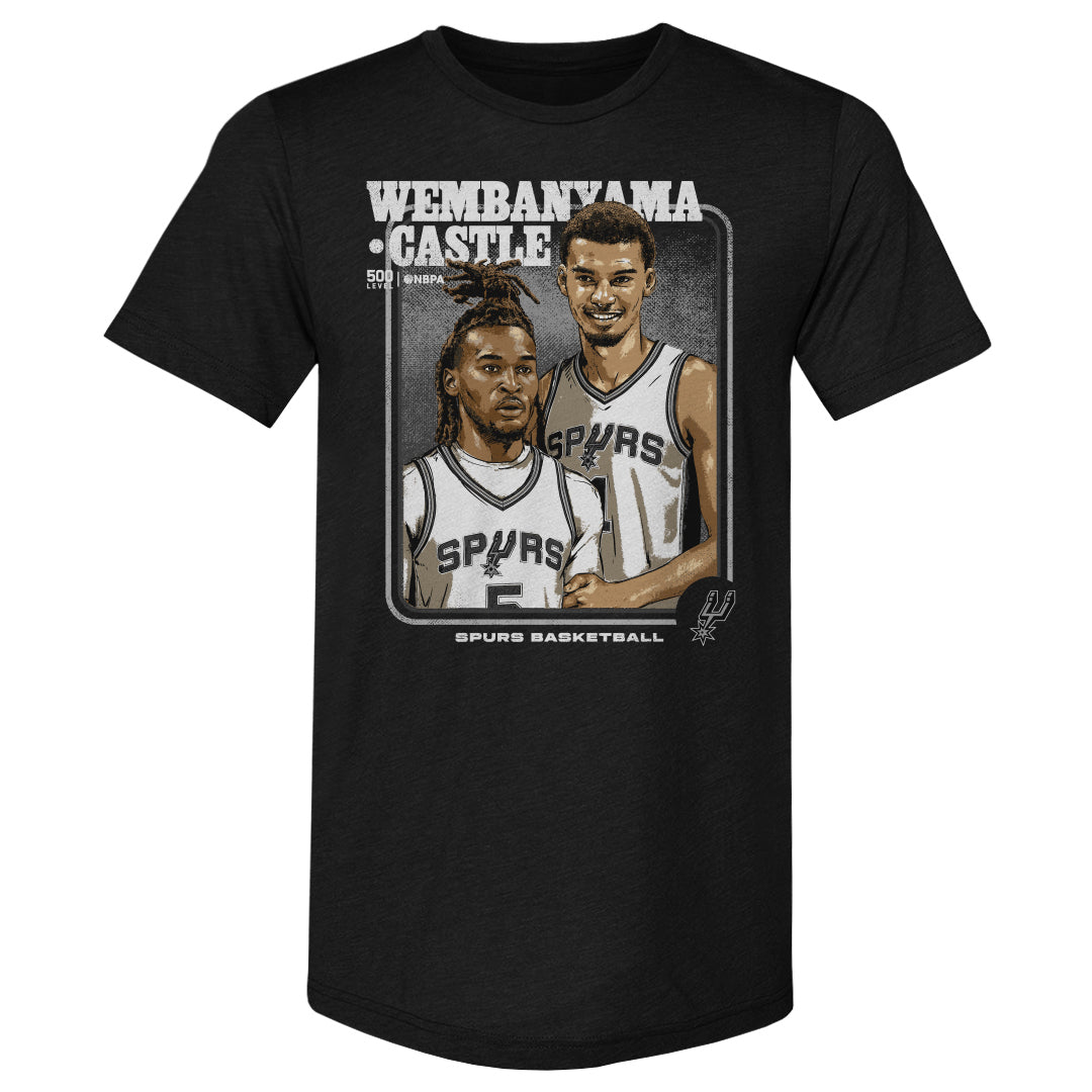 Victor Wembanyama & Stephon Castle San Antonio Spurs Step Brothers WHT