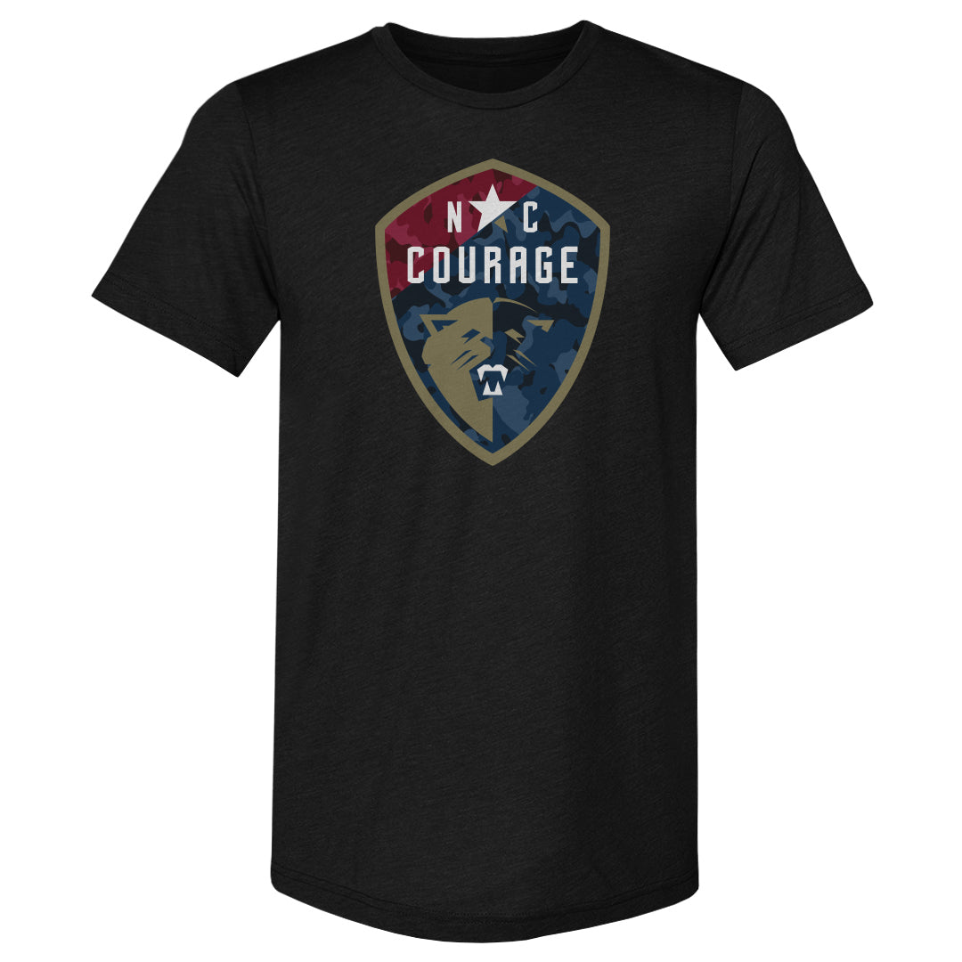 North Carolina Courage Camo Logo WHT