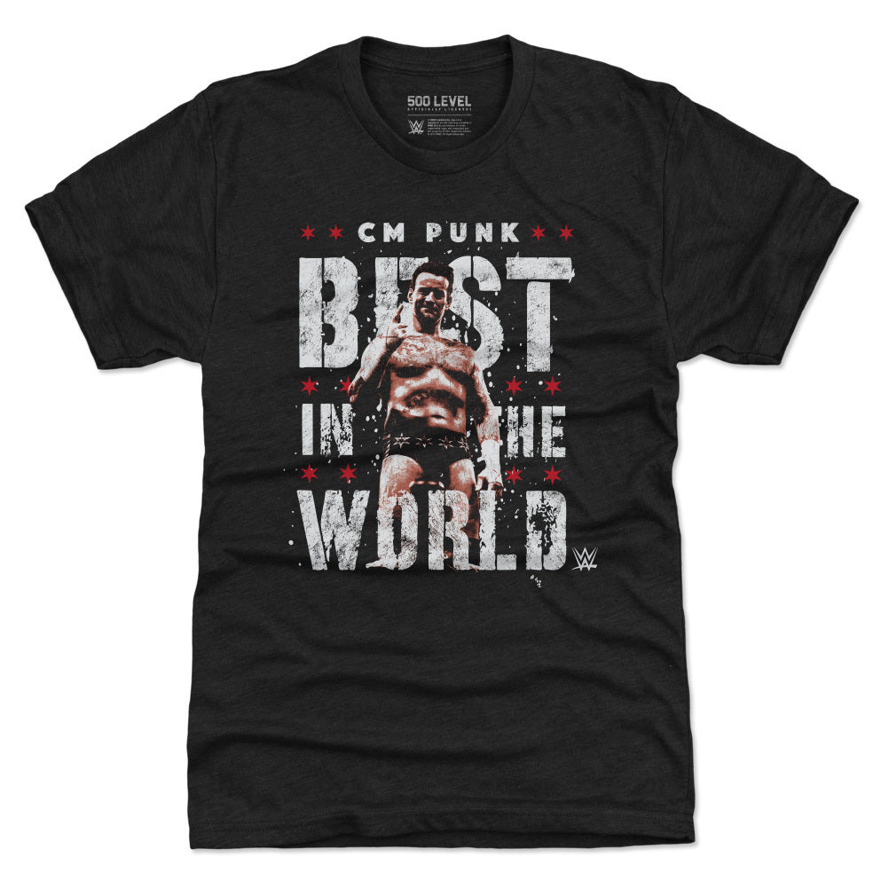 CM Punk Best In The World Vector WHT