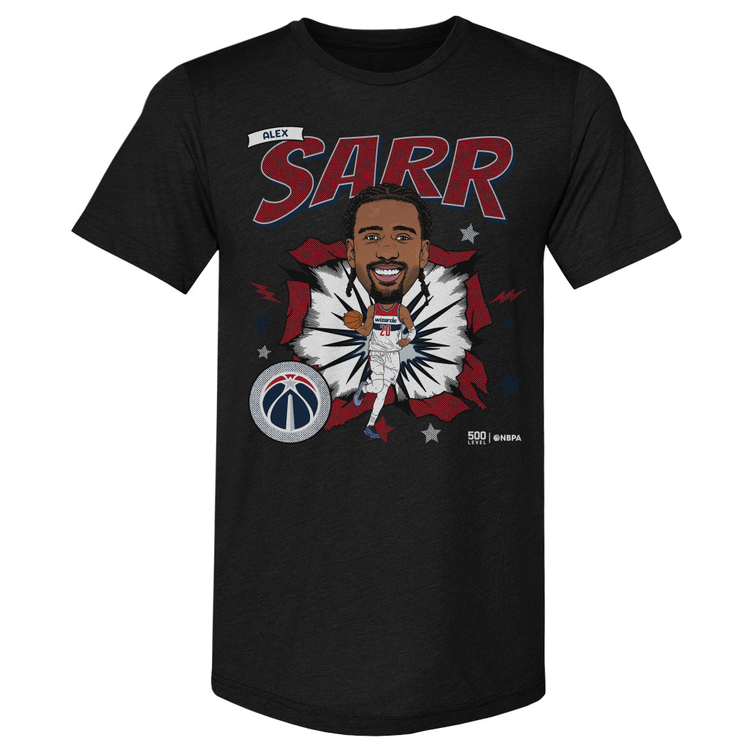 Alex Sarr Washington Wizards Caricature WHT