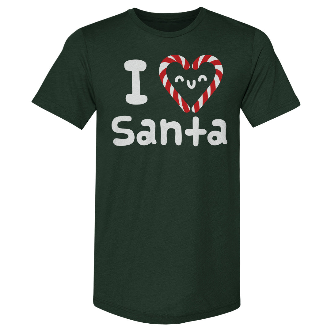 Christmas I Love Santa WHT