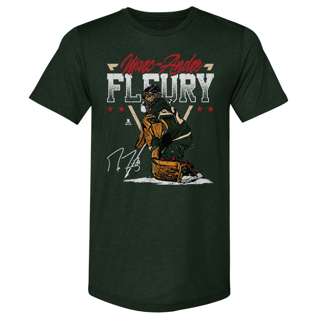 Marc-Andre Fleury Minnesota Triangle Name WHT
