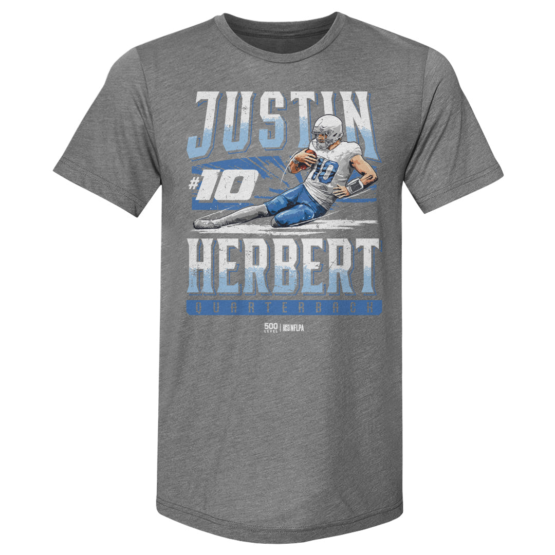 Justin Herbert Los Angeles C Slide WHT