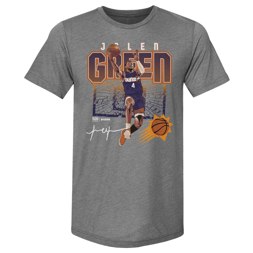 Jalen Green Phoenix Suns Shattered WHT
