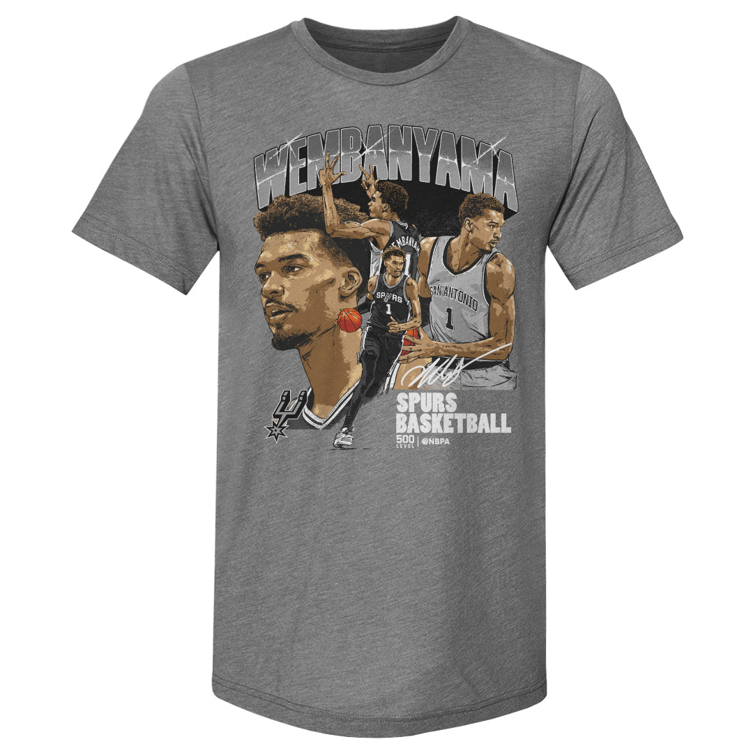Victor Wembanyama San Antonio Spurs Collage WHT