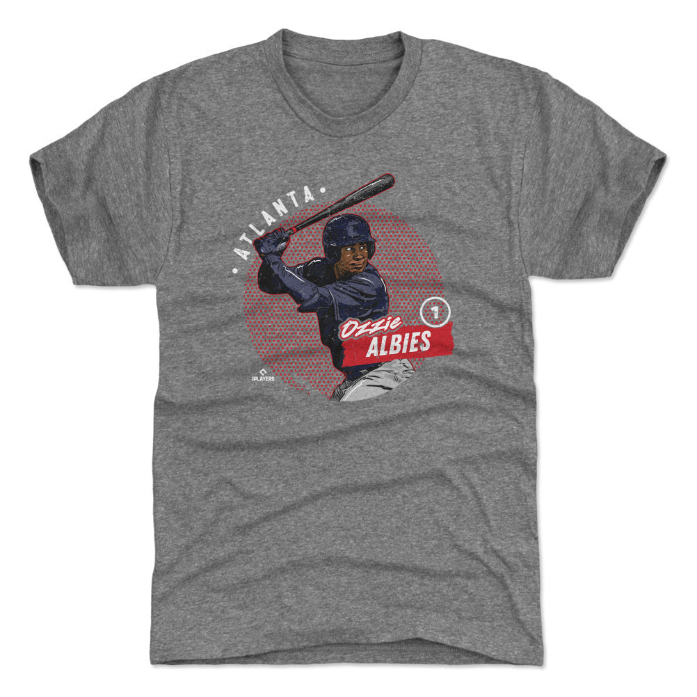 Ozzie Albies Atlanta Dots WHT