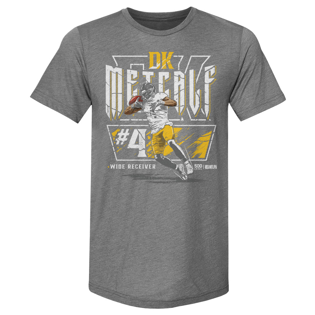 DK Metcalf Pittsburgh Shoulder Catch WHT