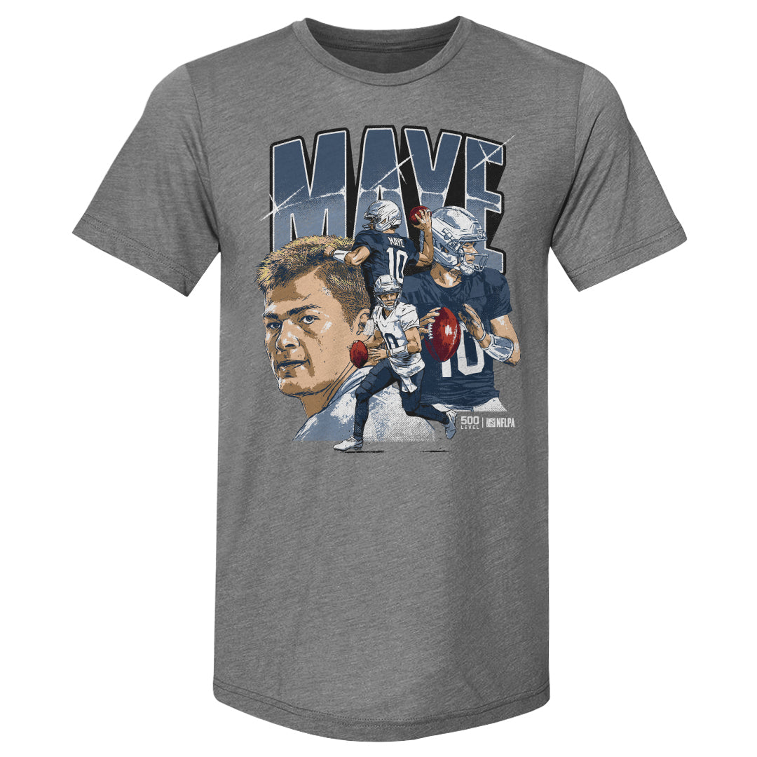 Drake Maye New England Collage WHT