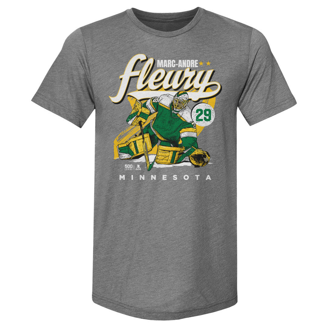 Marc-Andre Fleury Minnesota Retro WHT