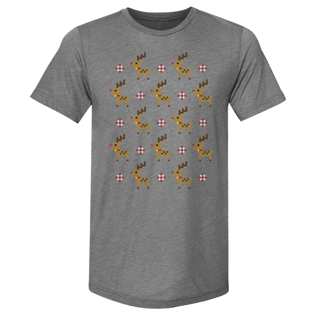 Christmas 8-bit Reindeer WHT