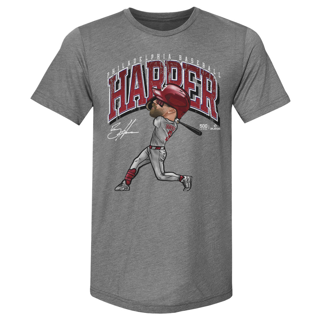 Bryce Harper Philadelphia Cartoon WHT