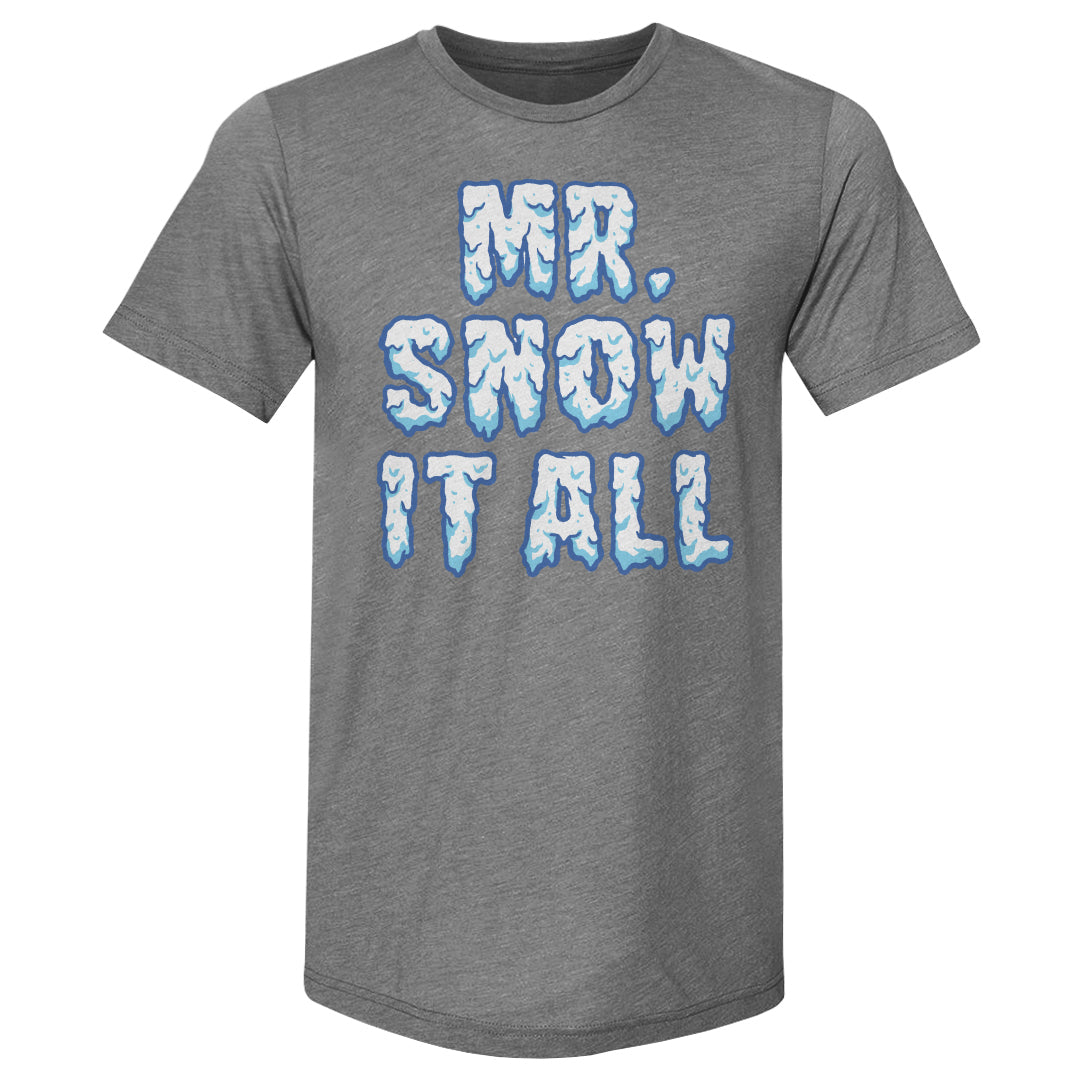 Christmas Mr. Snow It All WHT