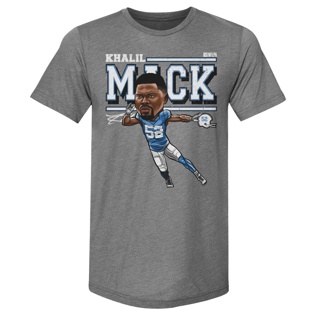 Khalil Mack Los Angeles C Cartoon WHT