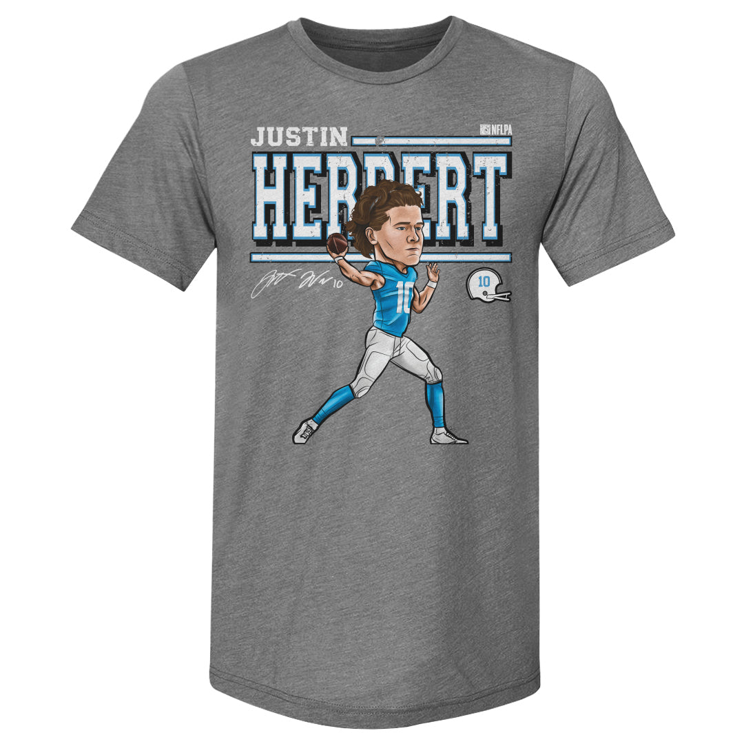 Justin Herbert Cartoon WHT