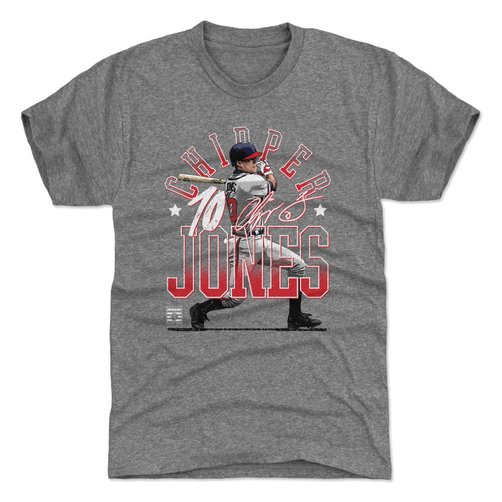 Chipper Jones Atlanta Arch WHT