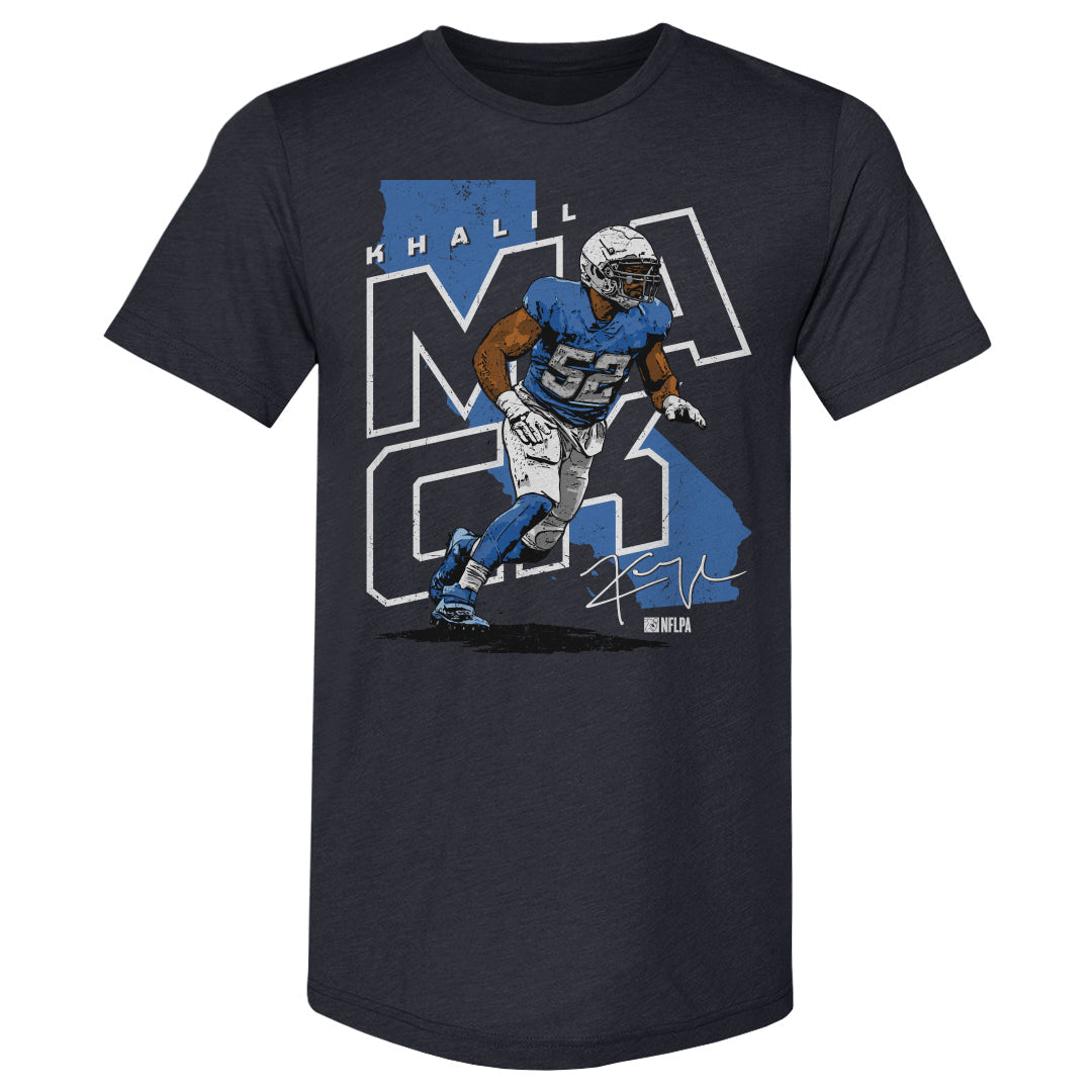 Khalil Mack Los Angeles C Player Map WHT