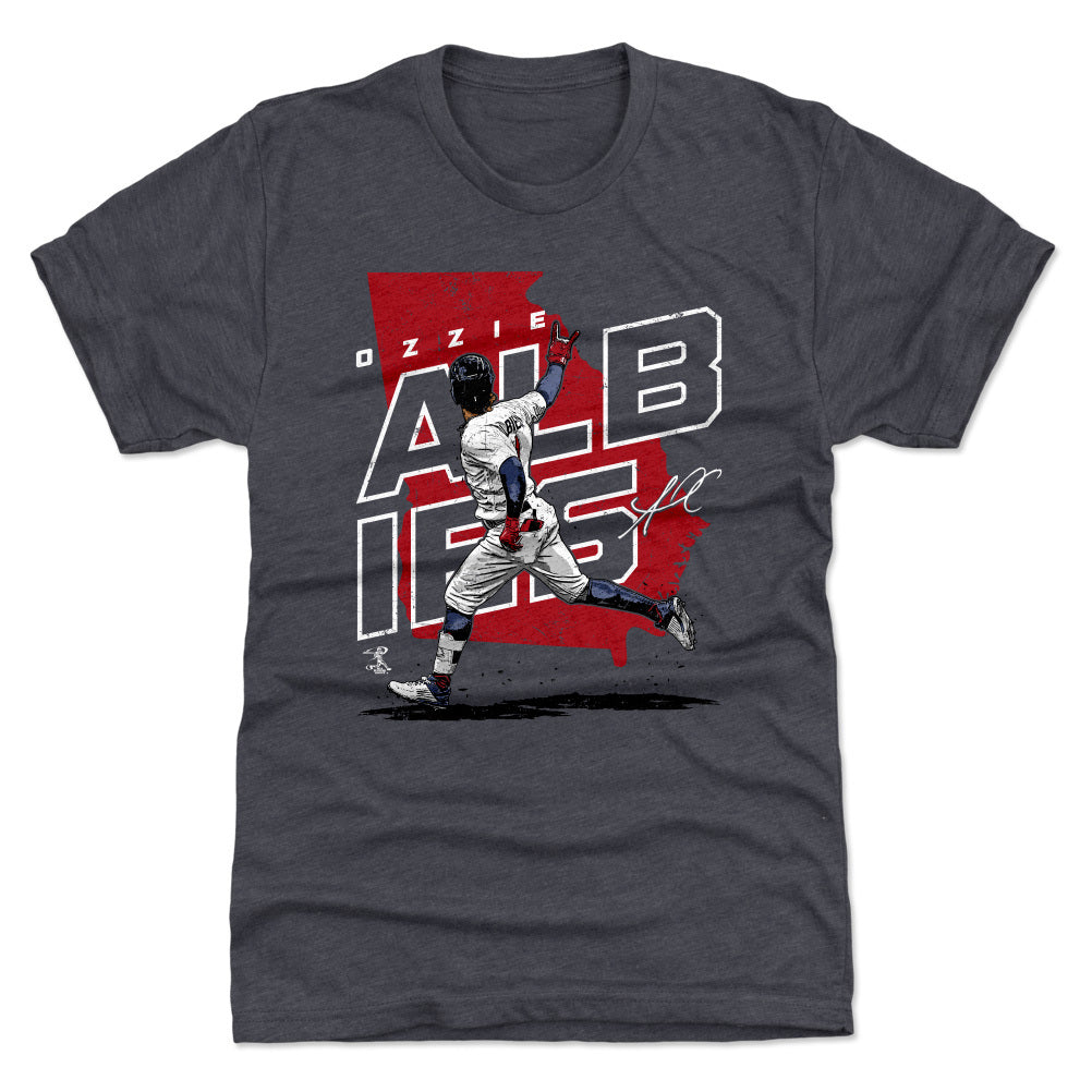 Ozzie Albies Player Map R WHT