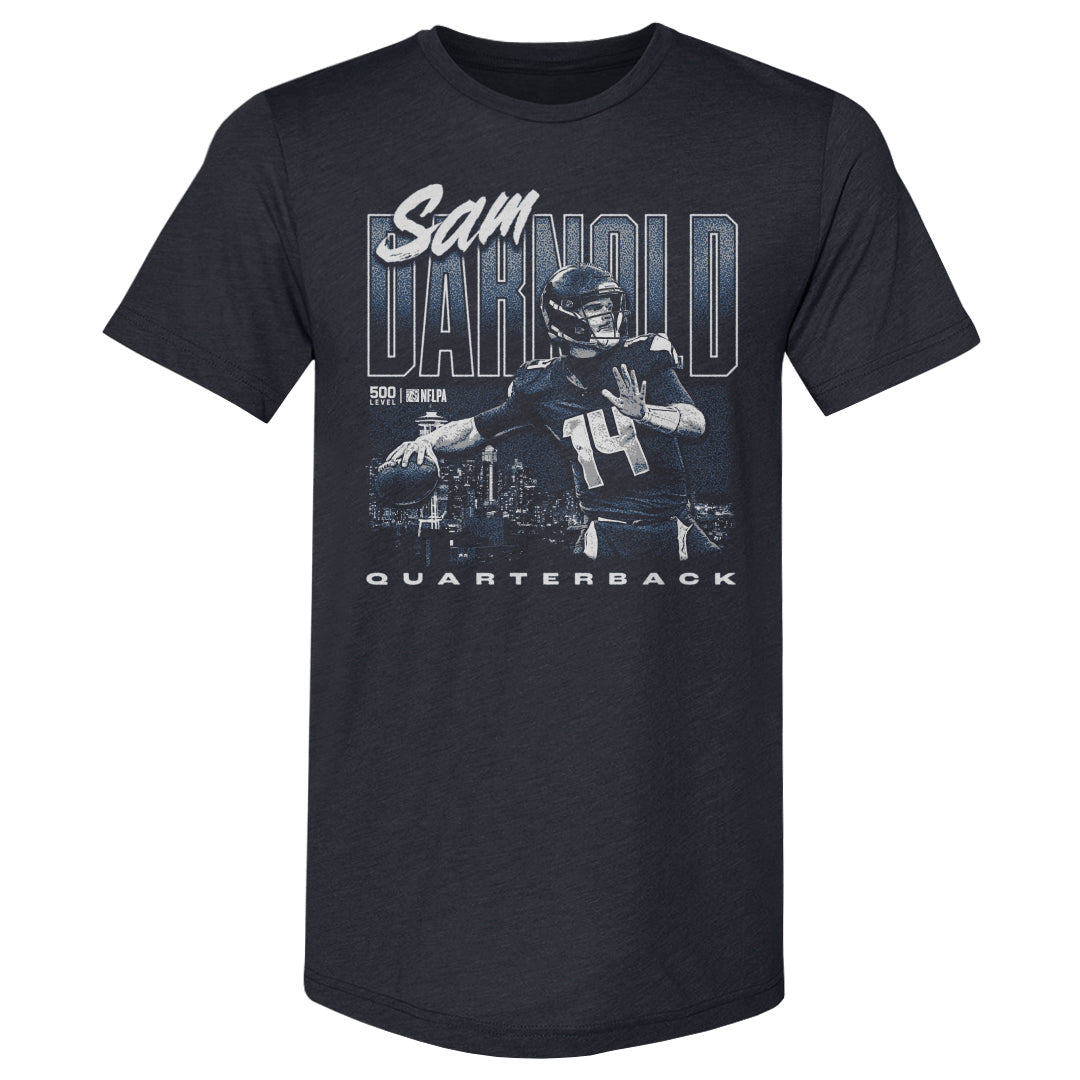 Sam Darnold Seattle Bitmap WHT