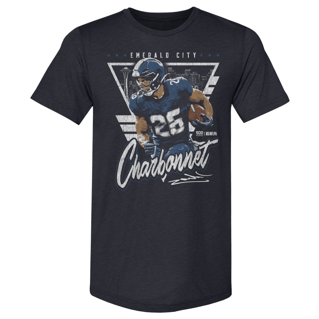 Zach Charbonnet Seattle Triangle Retro WHT