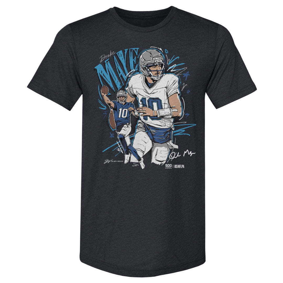 Drake Maye New England Scribble WHT