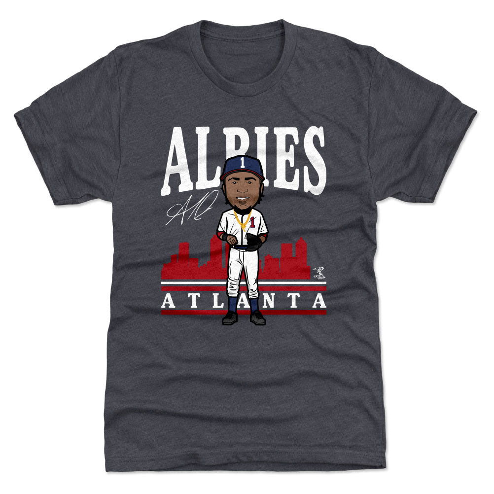 Ozzie Albies Toon R WHT