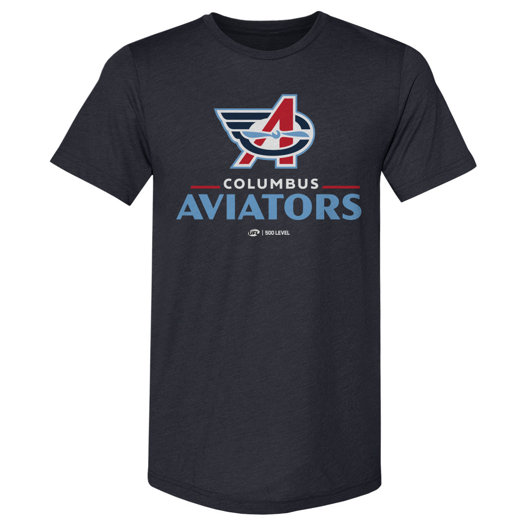 Columbus Aviators Primary Logo WHT