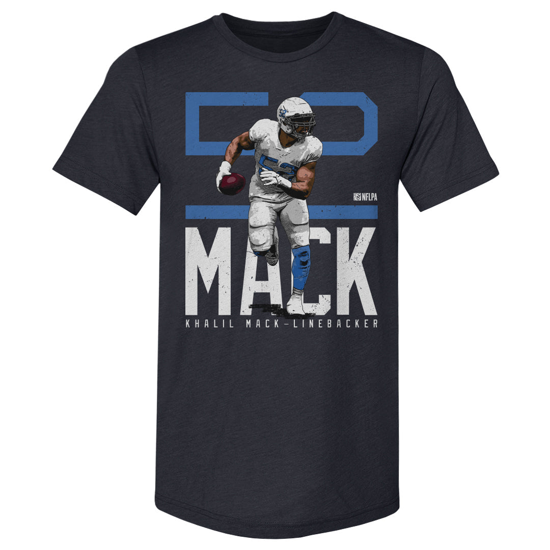 Khalil Mack Los Angeles C Bold Number WHT