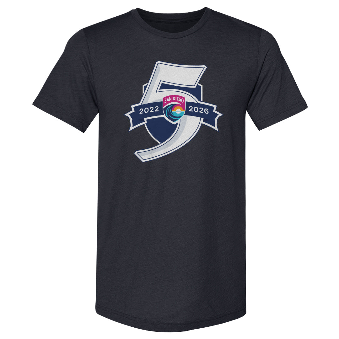 San Diego Wave FC 5 Seasons Logo WHT