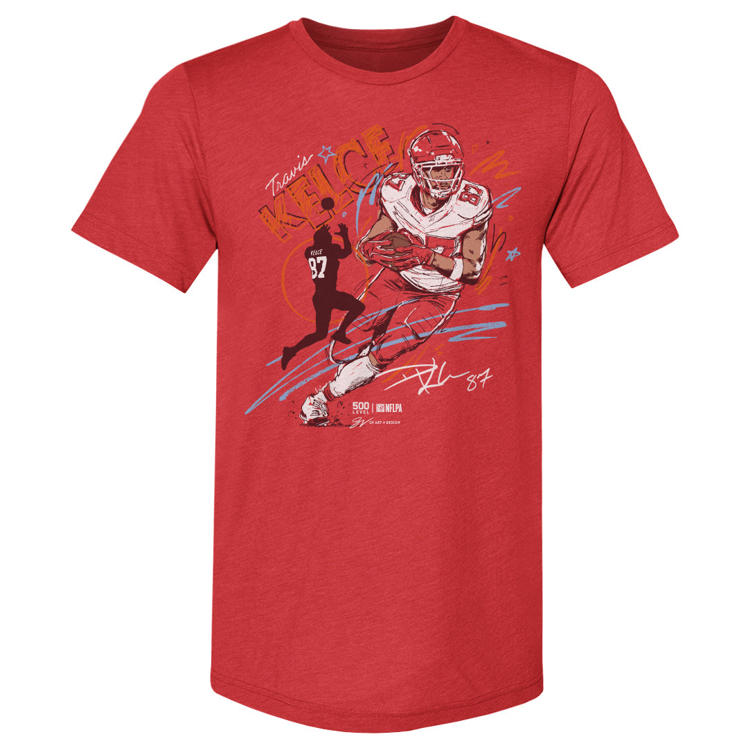 Travis Kelce Kansas City Scribble WHT