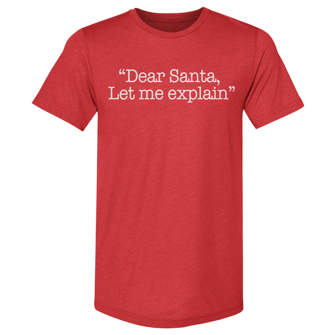 Christmas Dear Santa Let Me Explain WHT