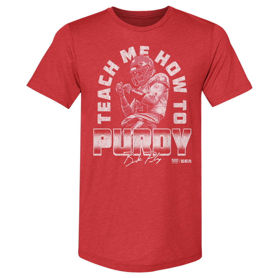 Brock Purdy San Francisco Teach Me How To Purdy WHT