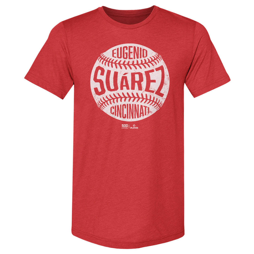 Eugenio Suarez Cincinnati Vintage Baseball WHT