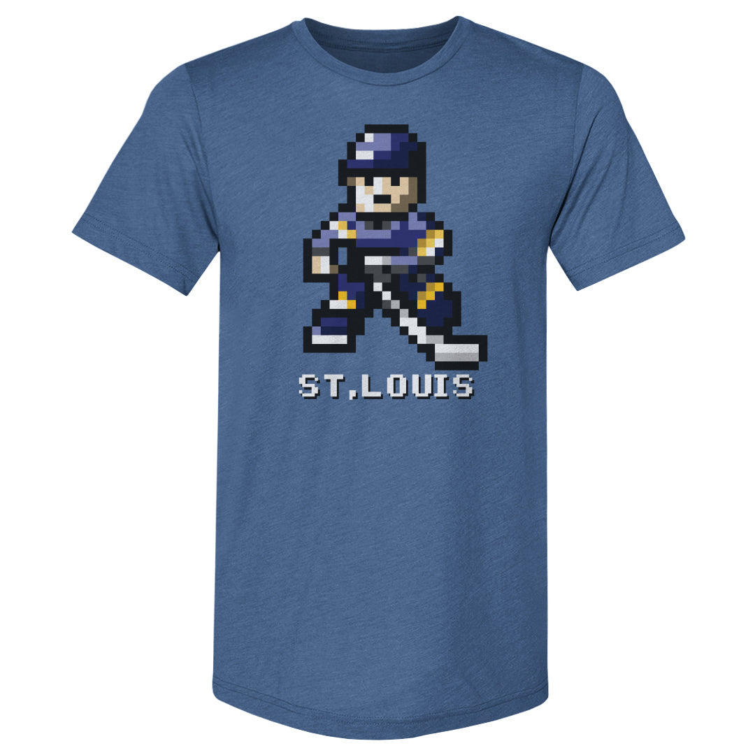 St. Louis Hockey 8-bit WHT