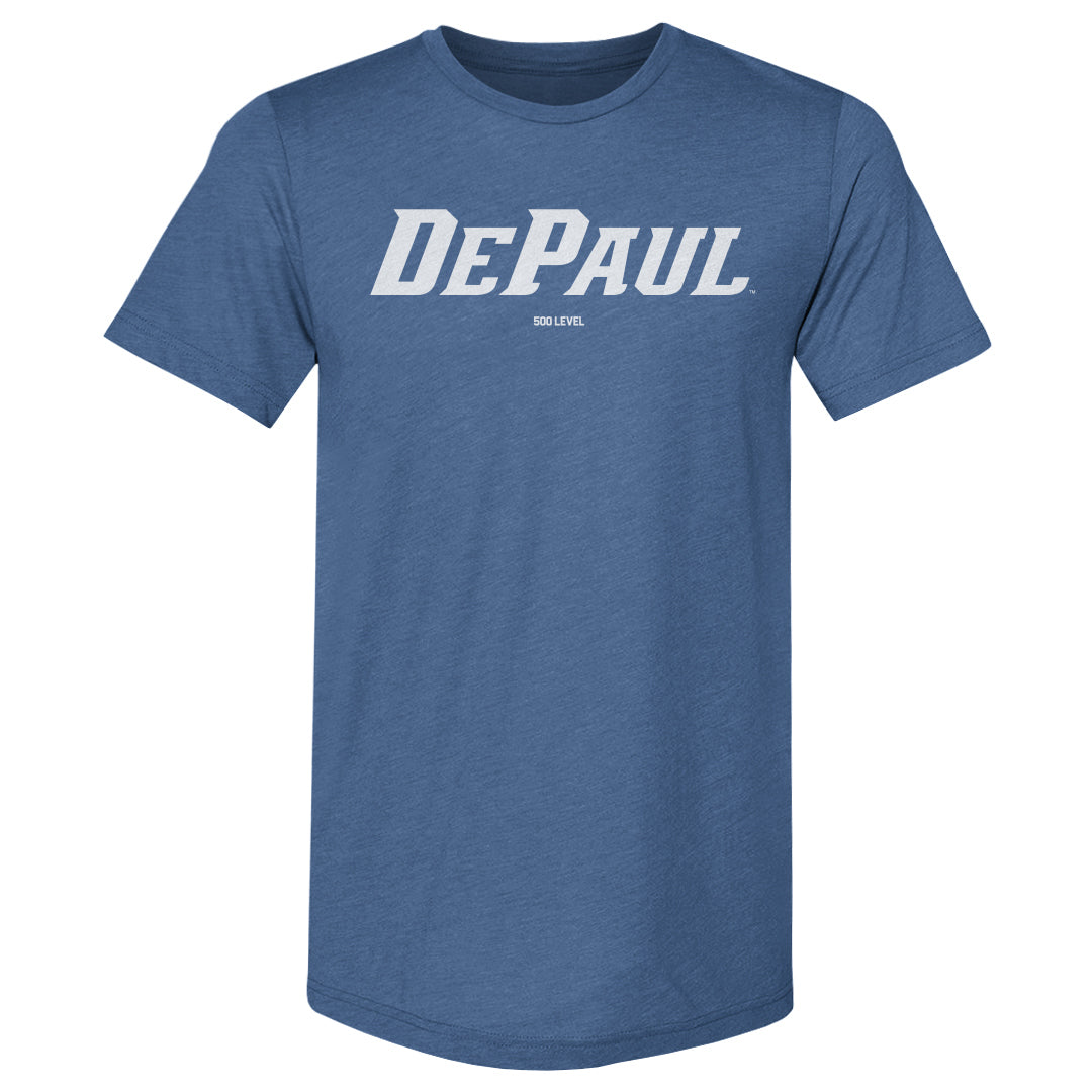DePaul Blue Demons Wordmark White WHT