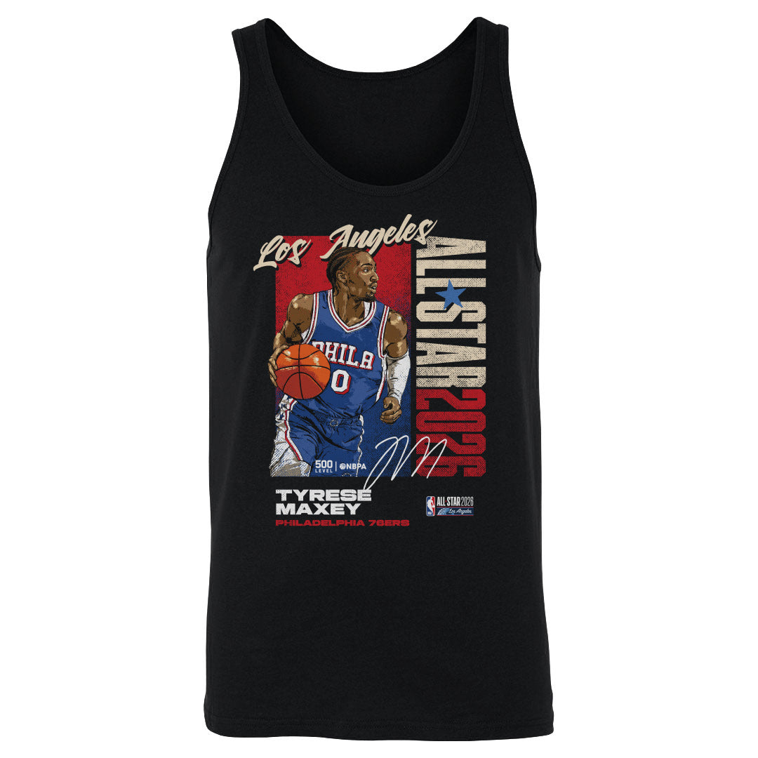 Tyrese Maxey Philadelphia 76ers 2026 NBA All-Star Vertical WHT