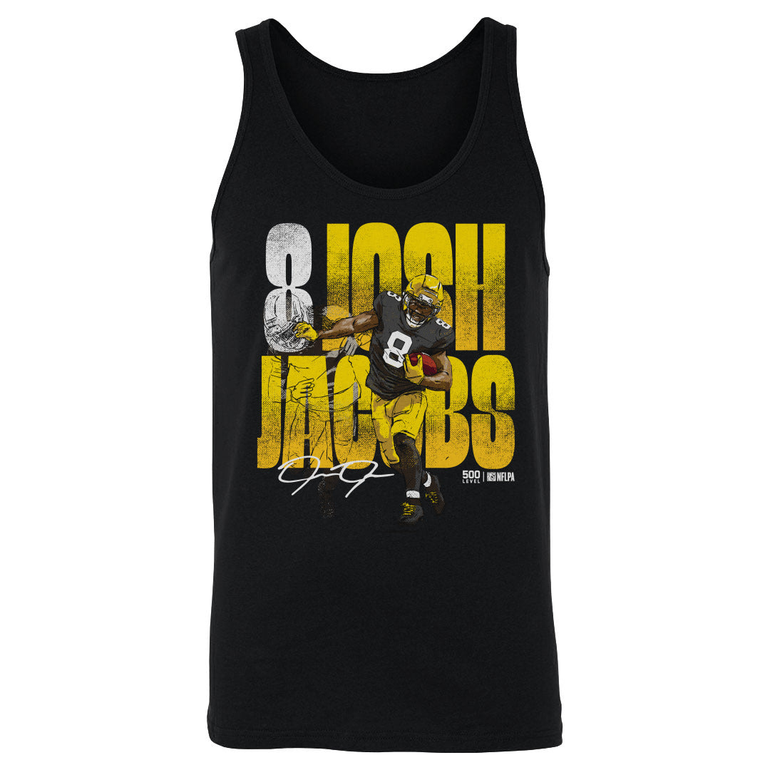 Josh Jacobs Green Bay Stiff Arm WHT