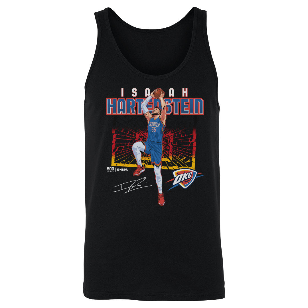 Isaiah Hartenstein Oklahoma City Thunder Shattered Flag WHT