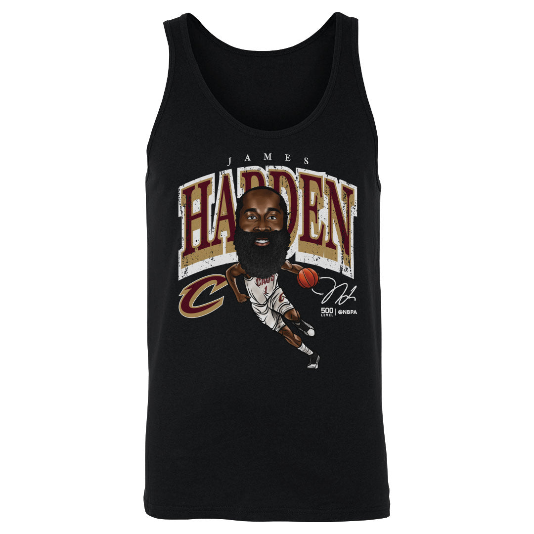 James Harden Cleveland Cavaliers Cartoon WHT