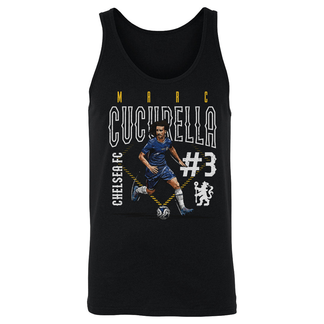 Marc Cucurella Chelsea FC Outline Number WHT