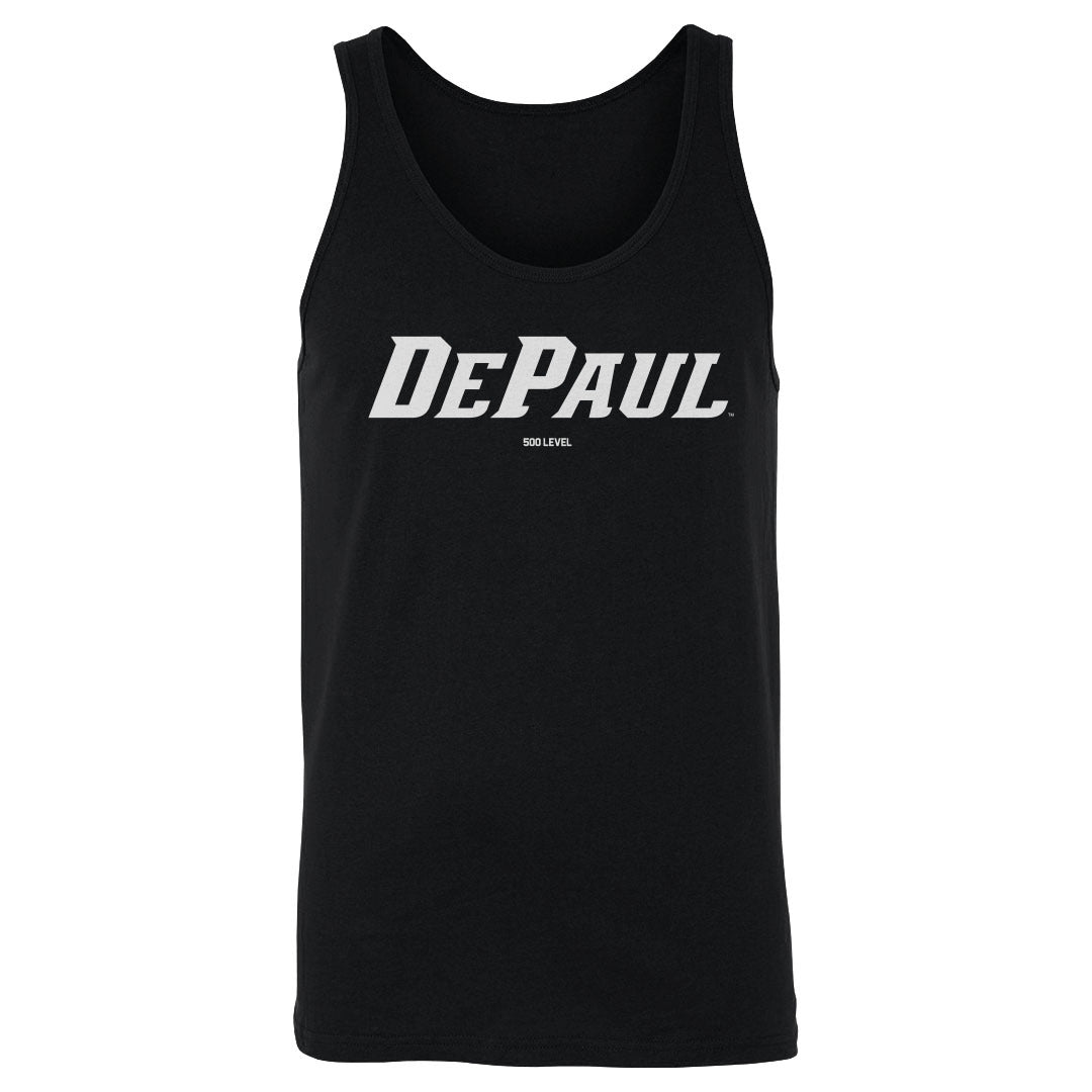 DePaul Blue Demons Wordmark White WHT