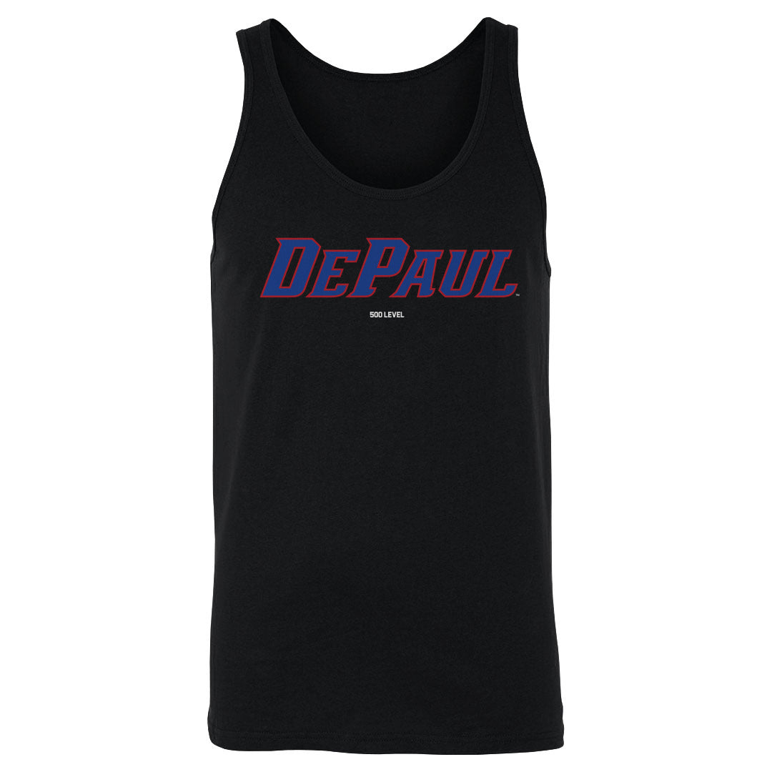 DePaul Blue Demons Wordmark WHT